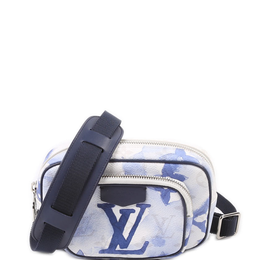 Outdoor Pouch Monogram Watercolor