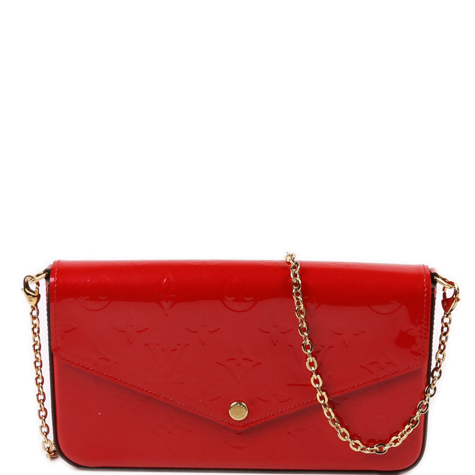 Pochette Felicie Vernis Red