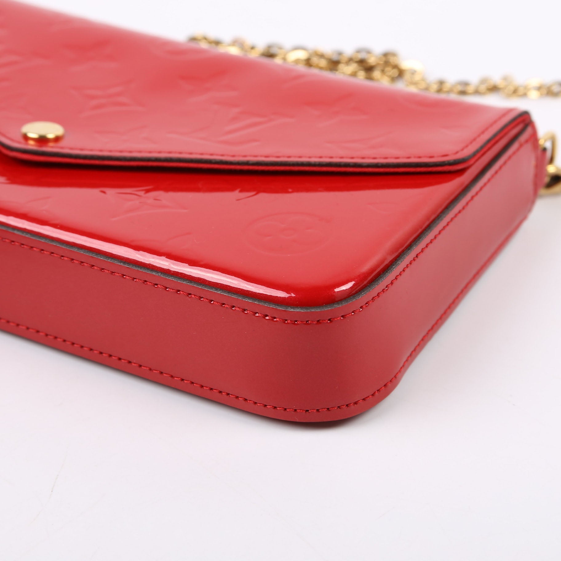 Pochette Felicie Vernis Red