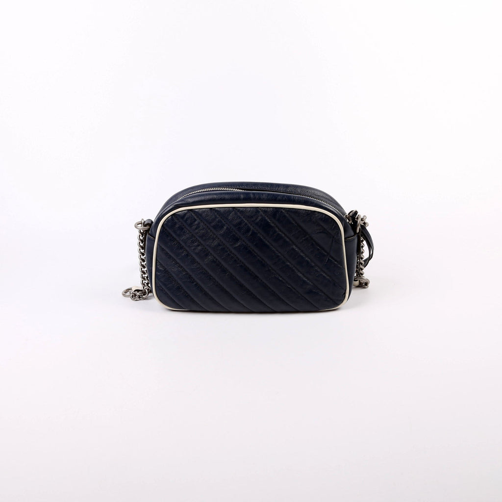 Gucci 447632 Small Leather Camera Blue