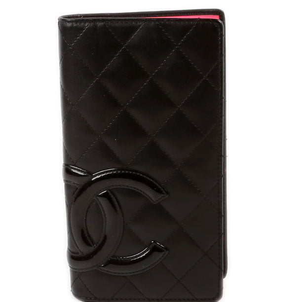 Cambon Ligne Long Wallet Black