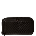 Boy Wallet Zip Around Chevron Lambskin 21M