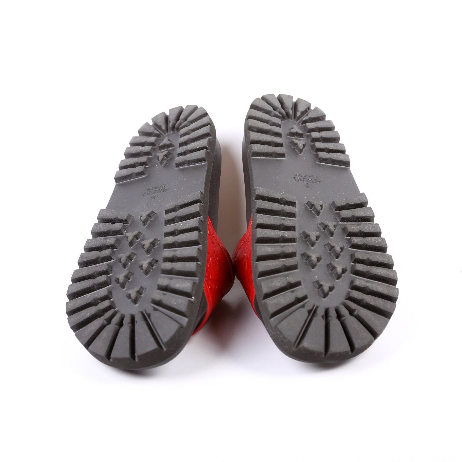 Guccissima/Rubber Slides Size Men's 8 Red