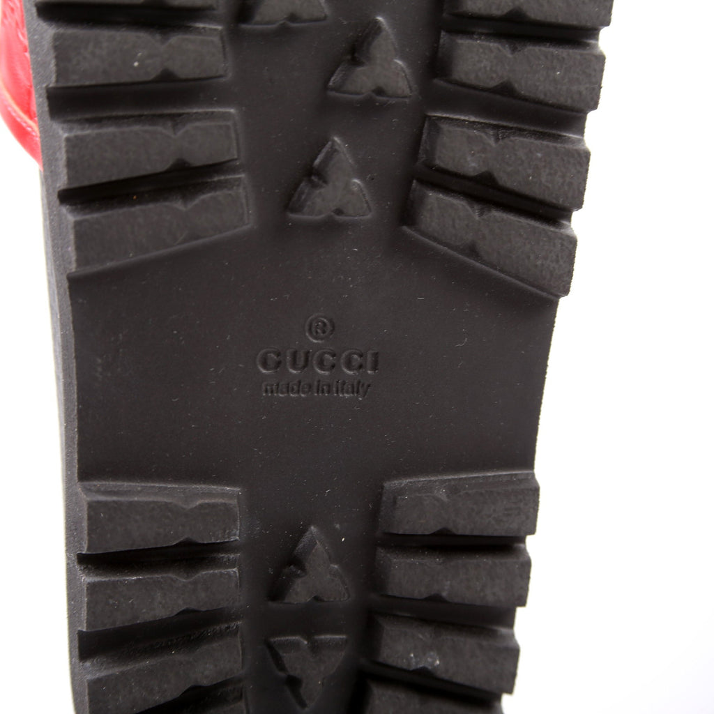 Guccissima/Rubber Slides Size Men's 8 Red