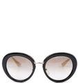 SPR16Q Round Sunglasses Black