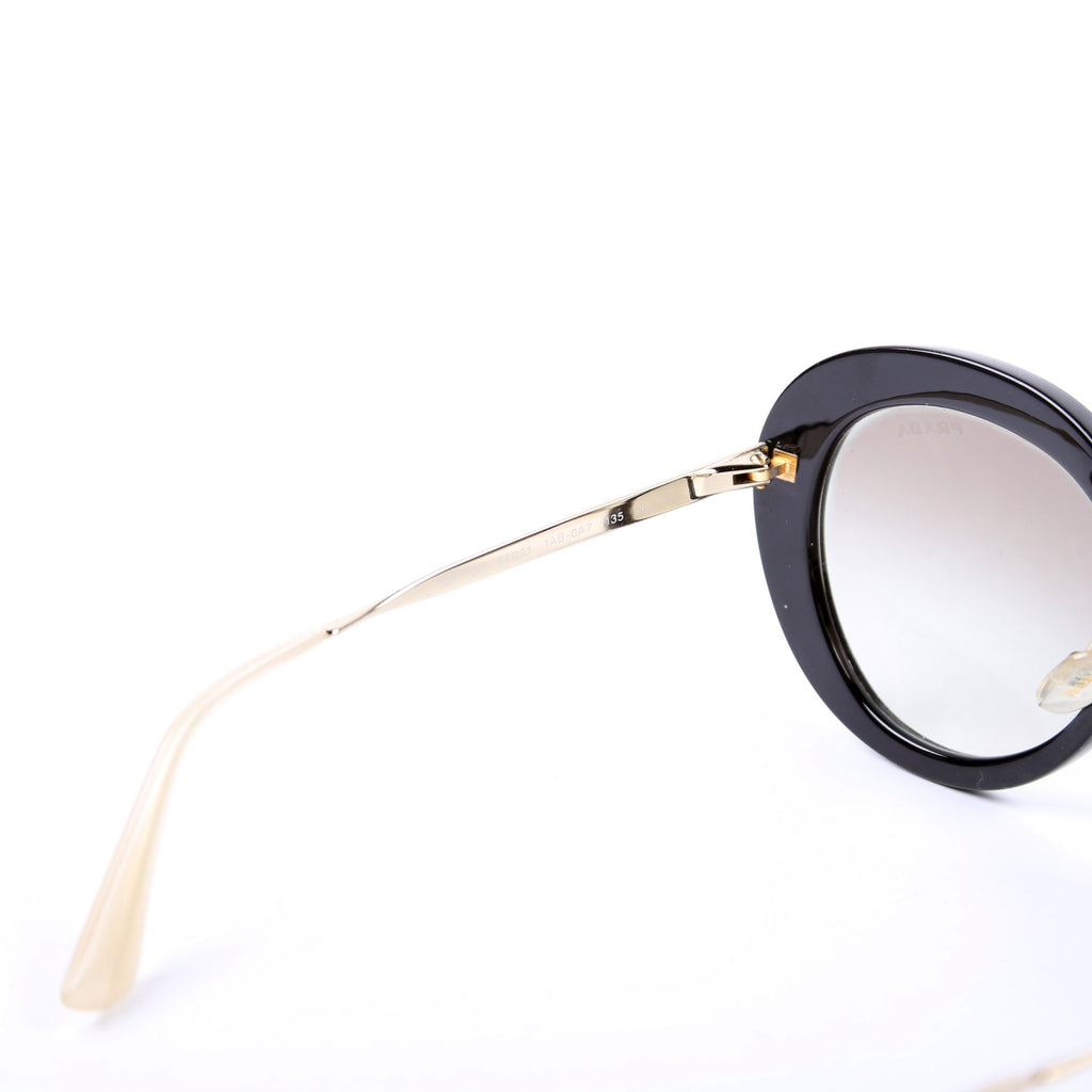 SPR16Q Round Sunglasses Black