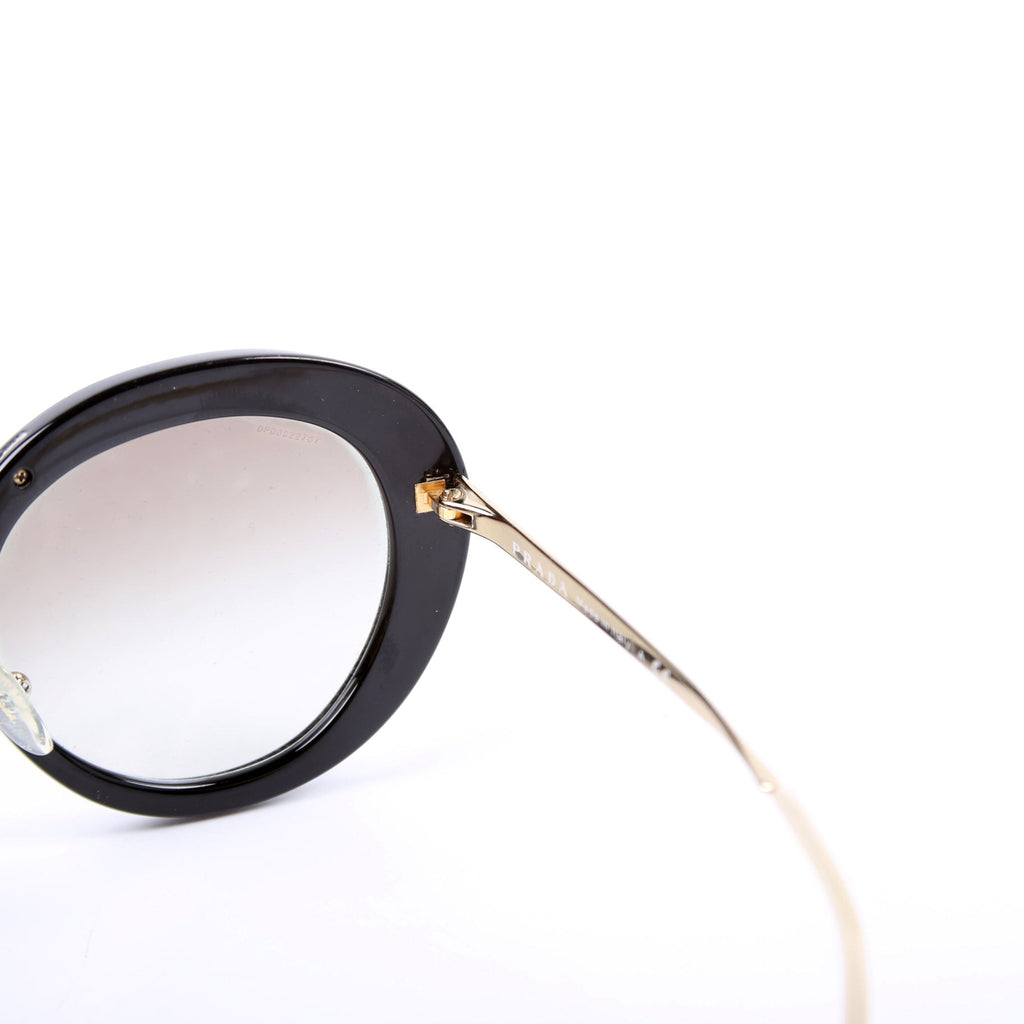 SPR16Q Round Sunglasses Black