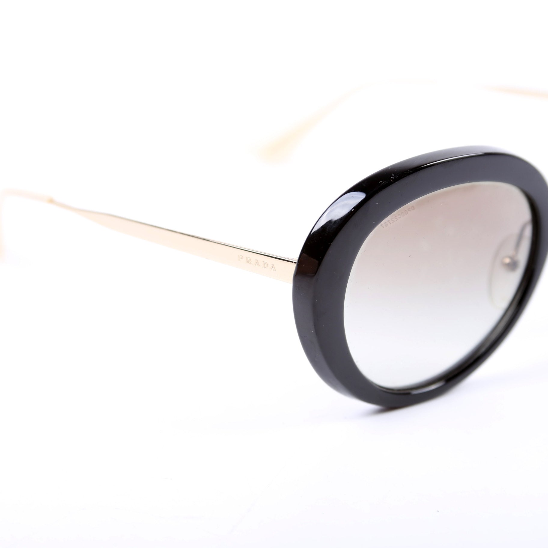 SPR16Q Round Sunglasses Black