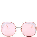 FF0358/S Round Sunglasses Pink
