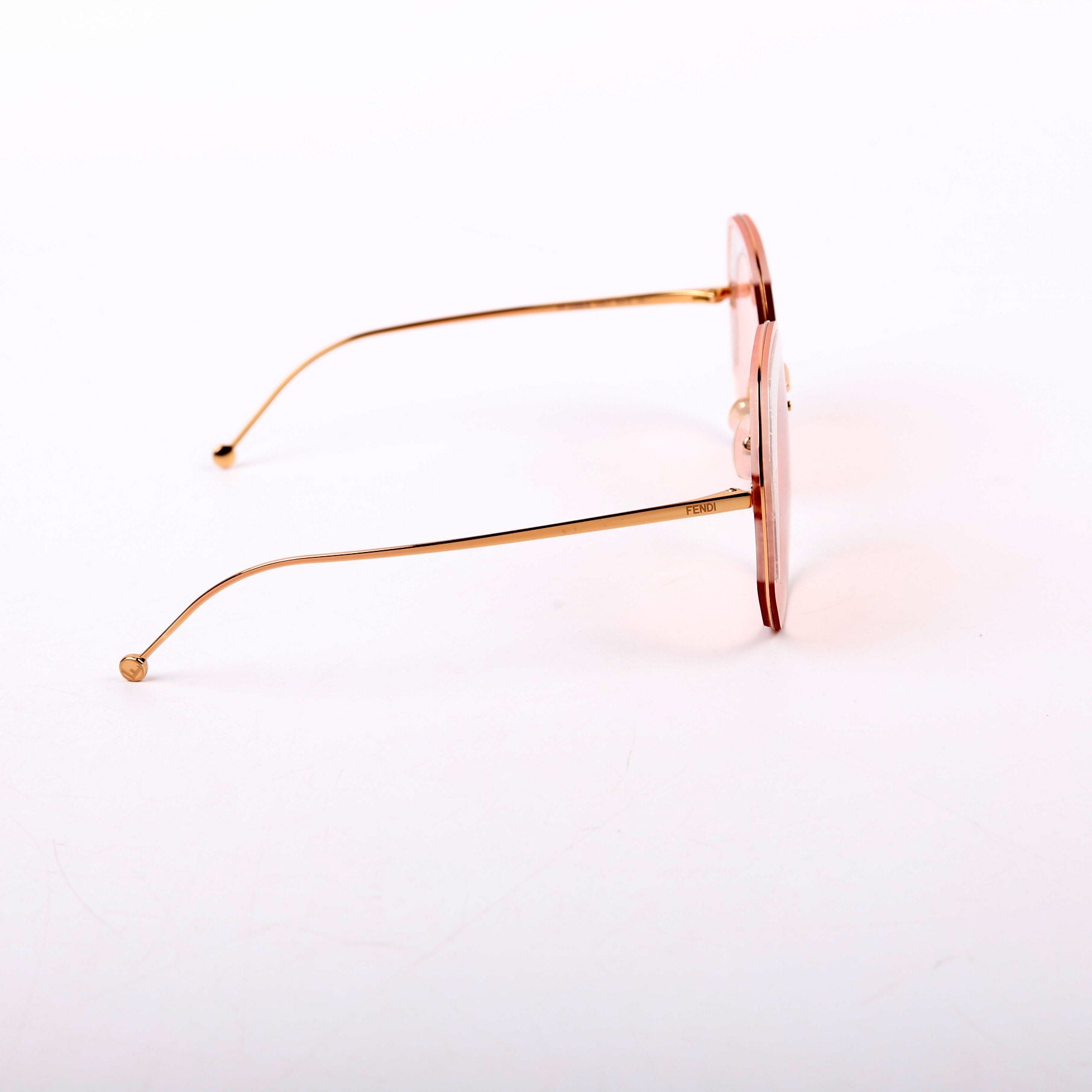 FF0358/S Round Sunglasses Pink