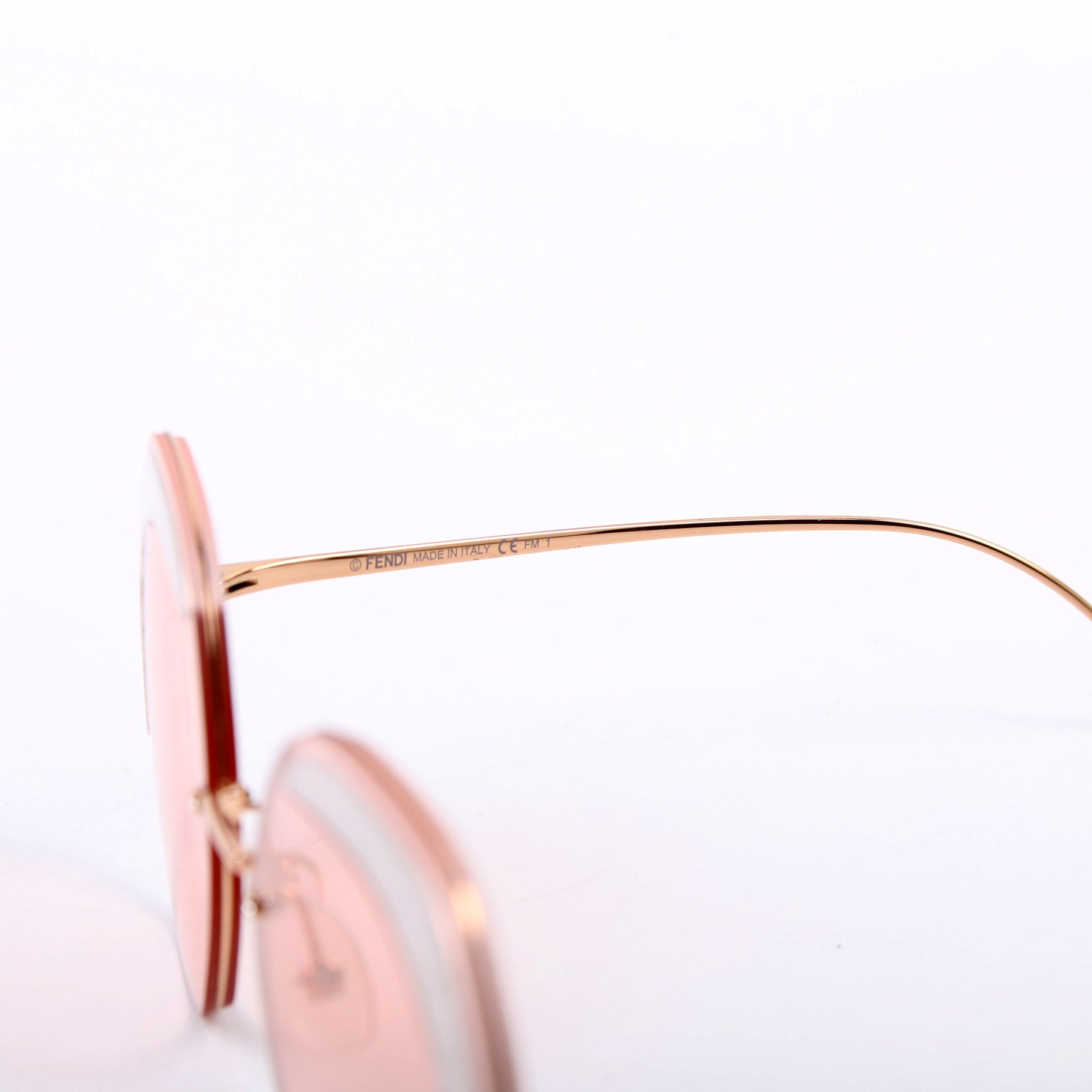 FF0358/S Round Sunglasses Pink