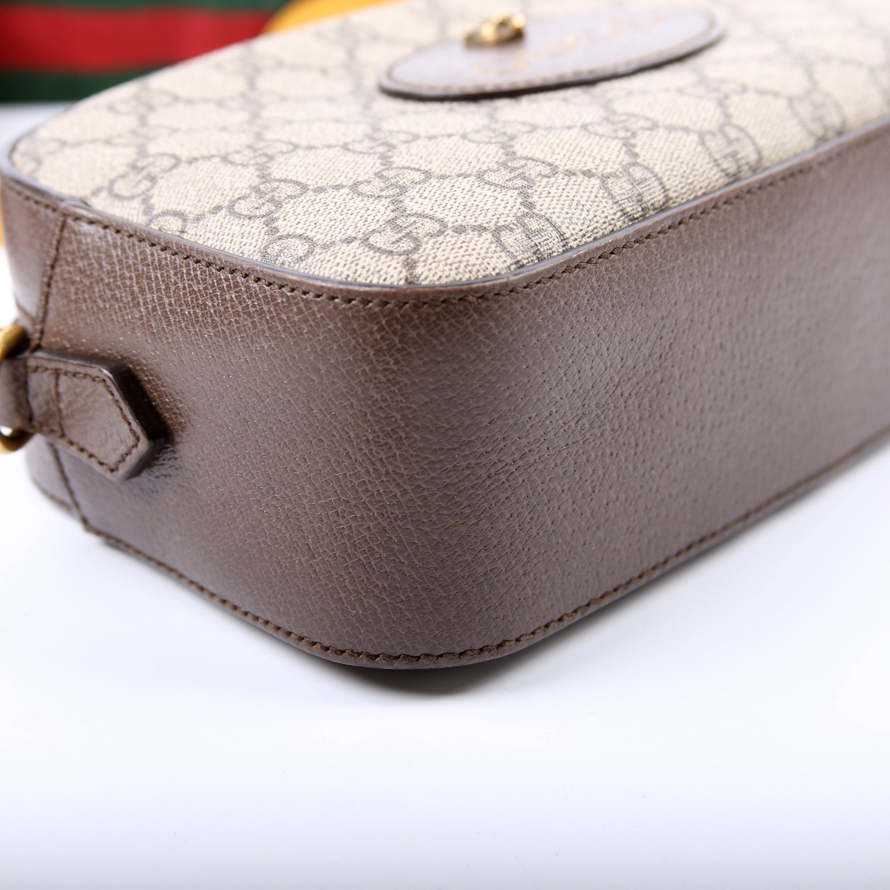 476466 GG Supreme Messenger Bag Brown