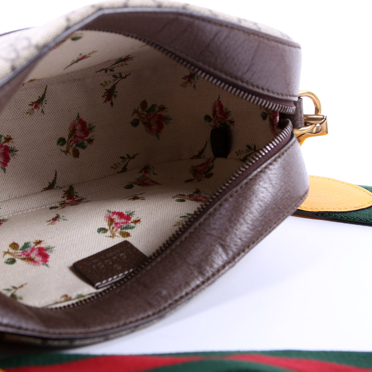 476466 GG Supreme Messenger Bag Brown