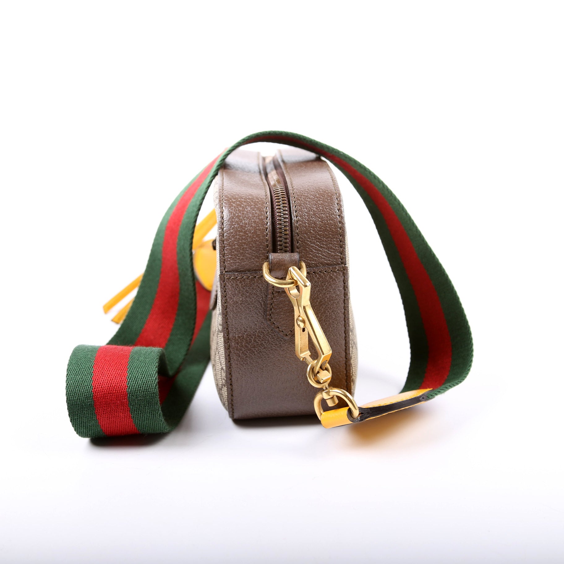 Gucci 476466 GG Supreme Messenger Bag Brown