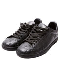 Luxembourg Embossed Monogram Sneaker Men's Size 7.5 Black