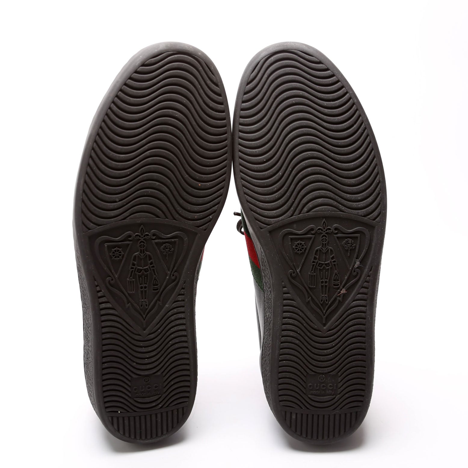 Ace Leather Sneakers Men's Size 8 Black
