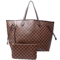 Neverfull W/Wallet GM Damier Ebene Red