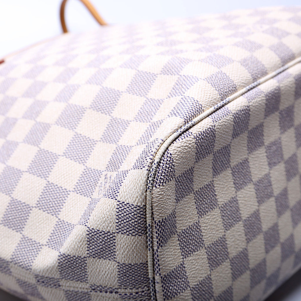 Neverfull with Wallet MM Damier Azur