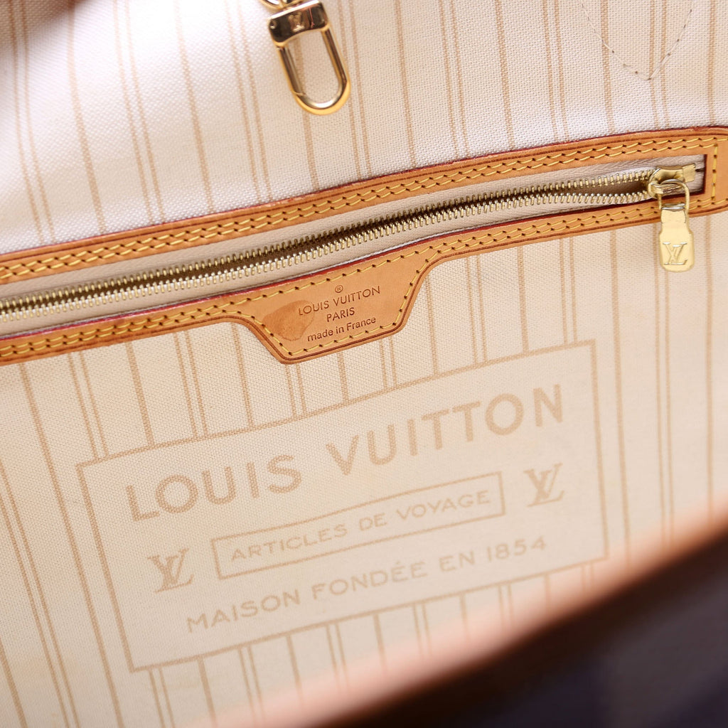 Neverfull with Wallet MM Damier Azur