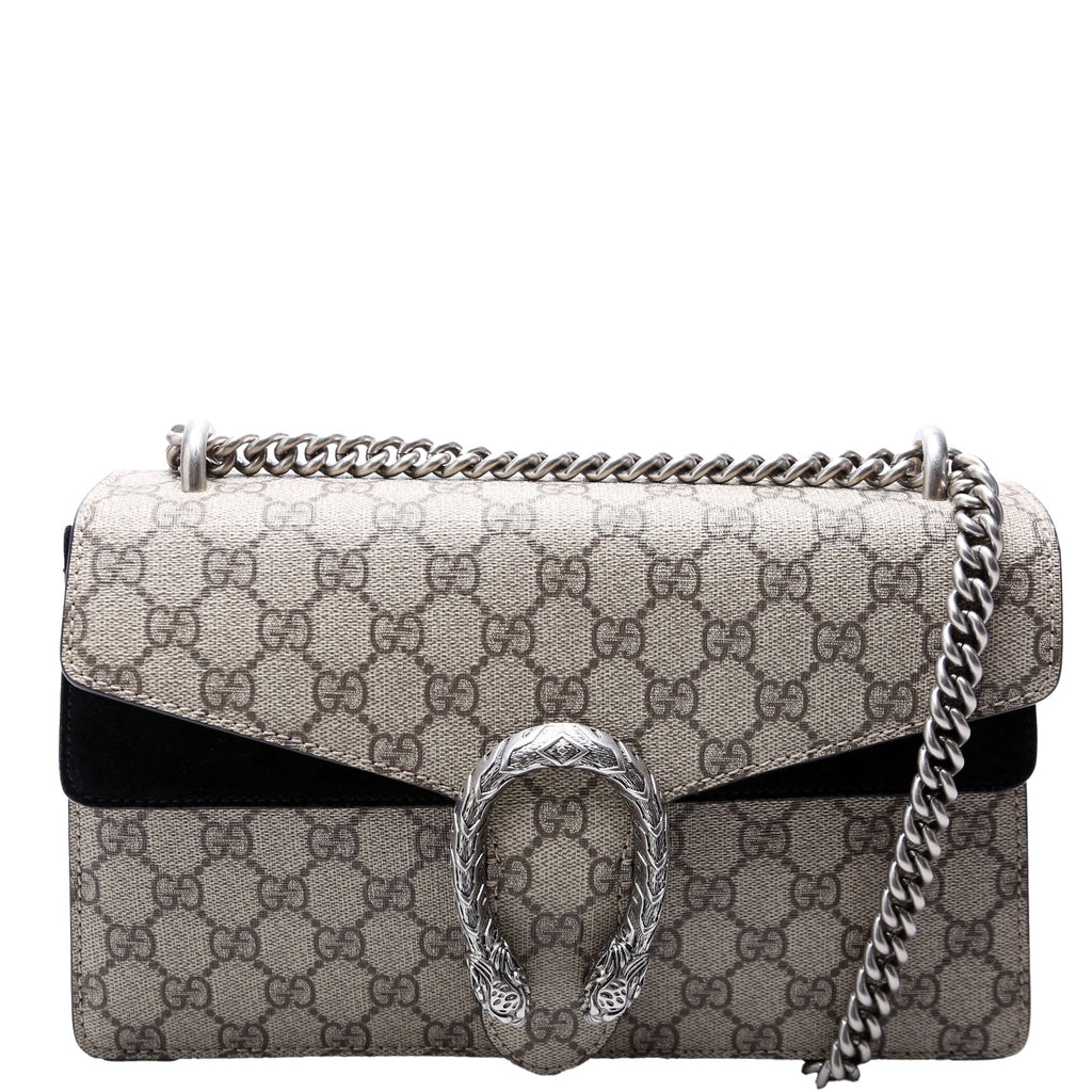 400249 Dionysus GG Shoulder Small Black