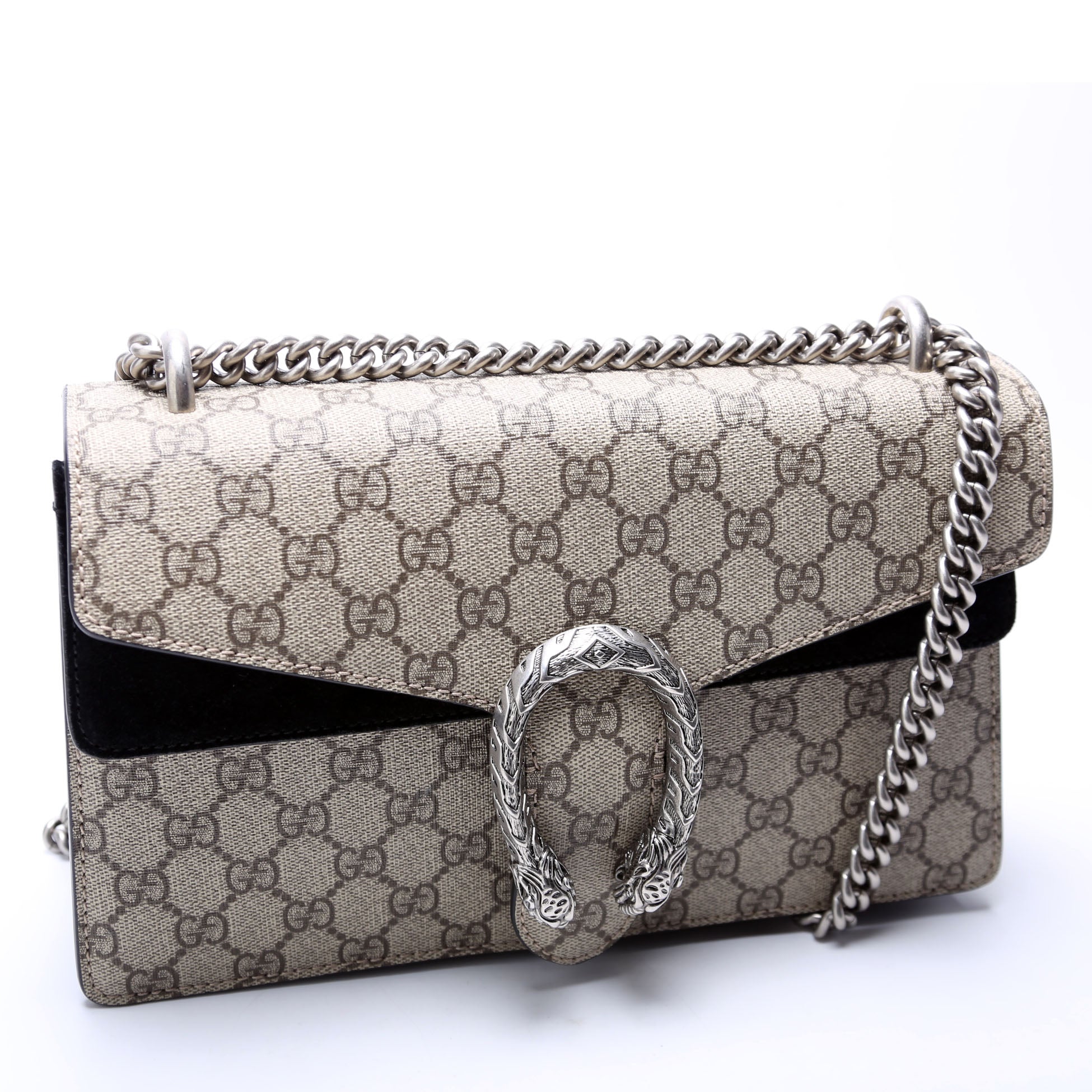 400249 Dionysus GG Shoulder Small Black