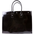 Rive Gauche Patent Calfskin 587273 Black
