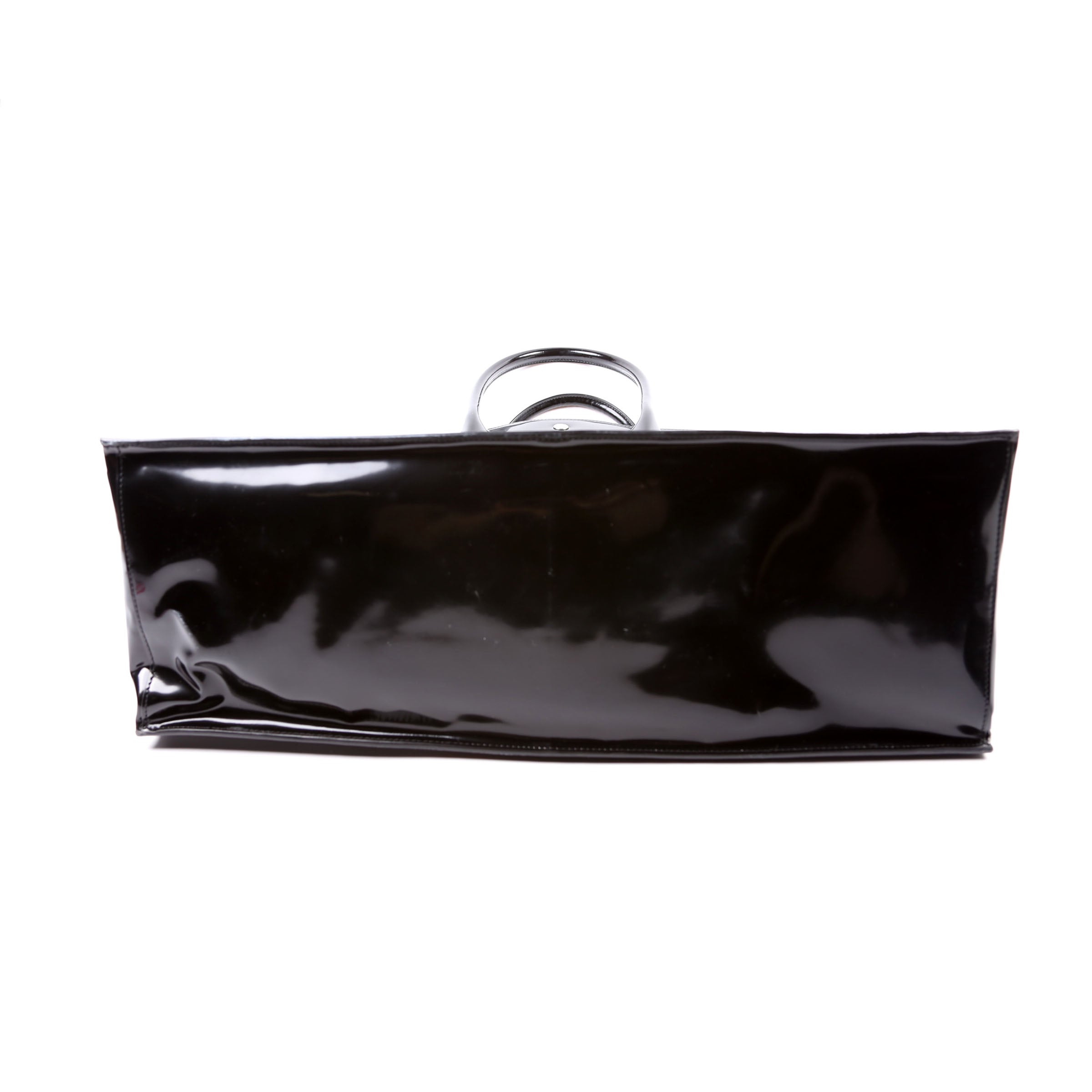 Rive Gauche Patent Calfskin 587273 Black