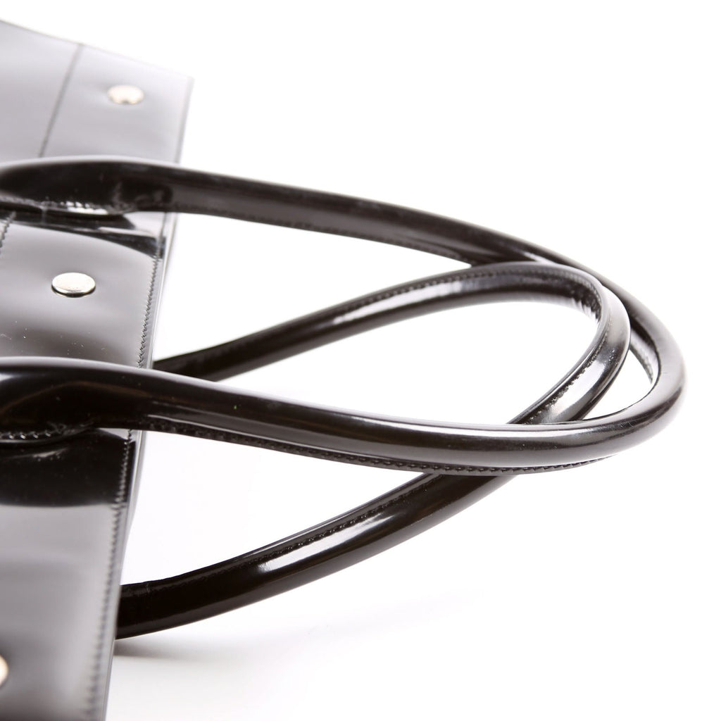 Rive Gauche Patent Calfskin 587273 Black
