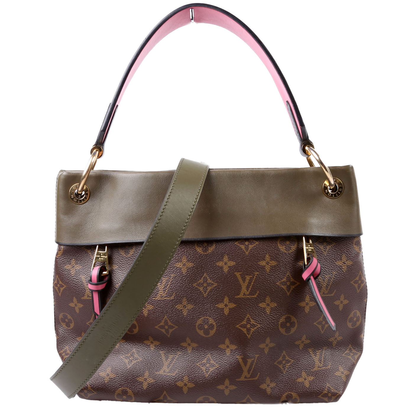 Tuileries Besace Hobo Monogram Pink/Green