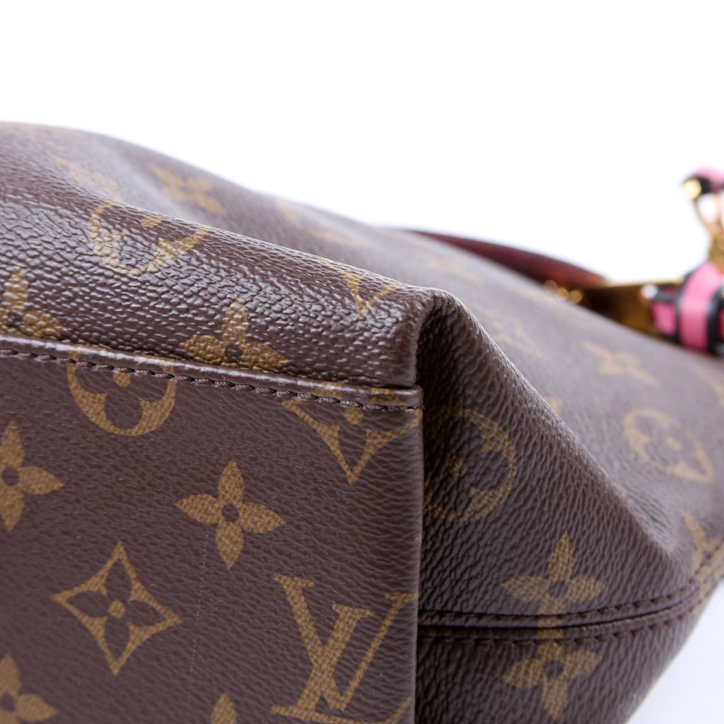Tuileries Besace Hobo Monogram Pink/Green