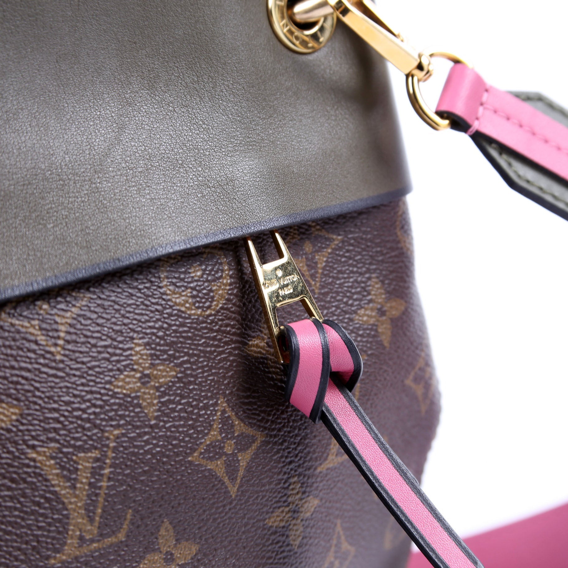 Tuileries Besace Hobo Monogram Pink/Green