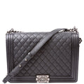 Boy Flap Large Caviar 18M Black