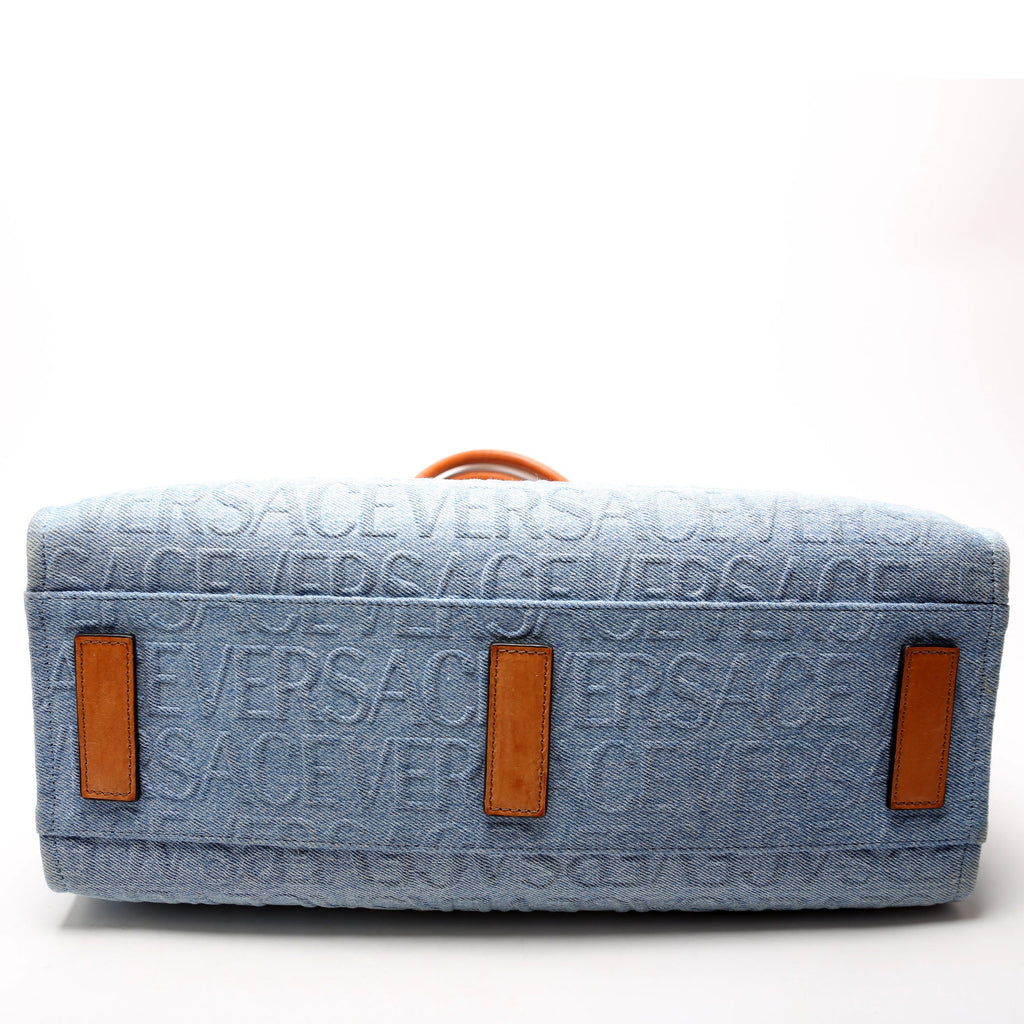 La Medusa Large Ombre Denim Tote
