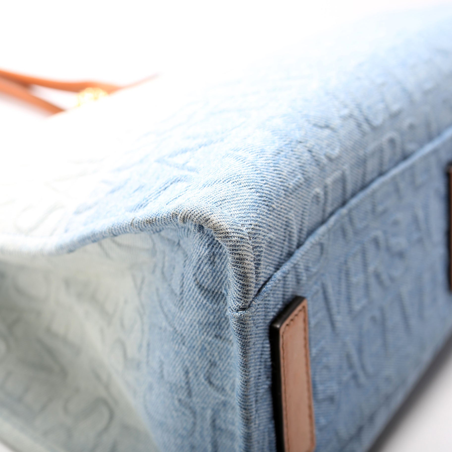 La Medusa Large Ombre Denim Tote