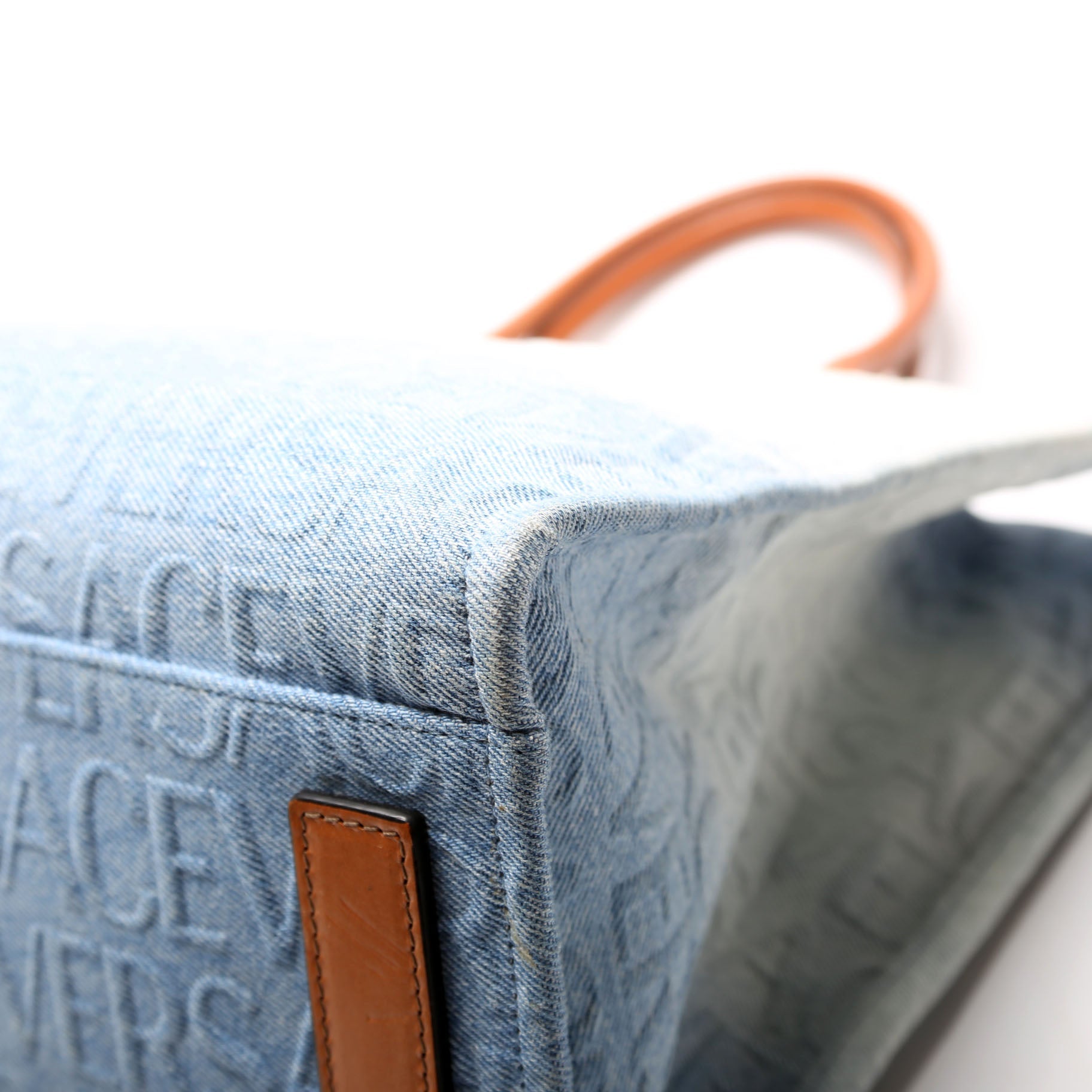 La Medusa Large Ombre Denim Tote