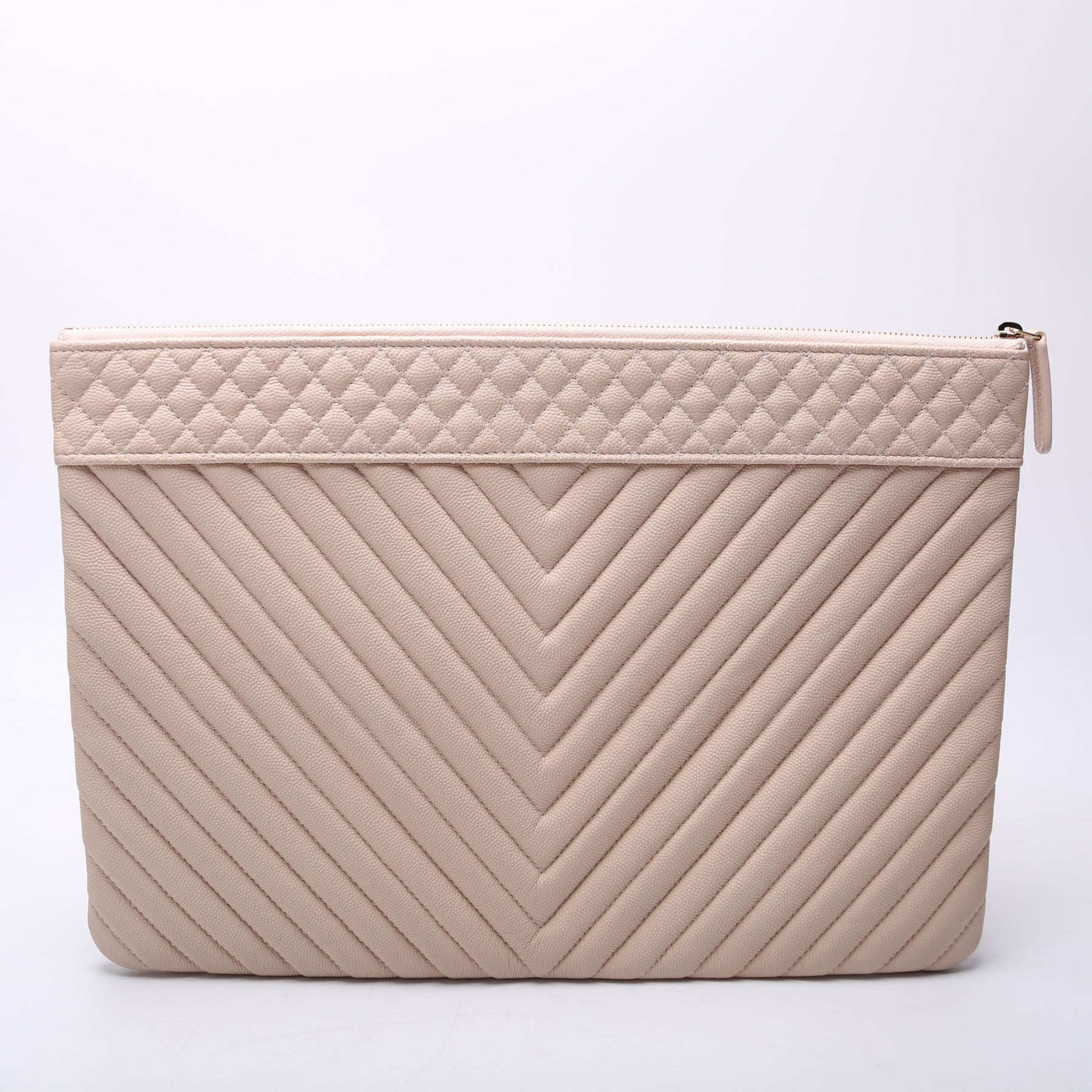 CC Cosmetic Case Quilted Large Caviar 24M