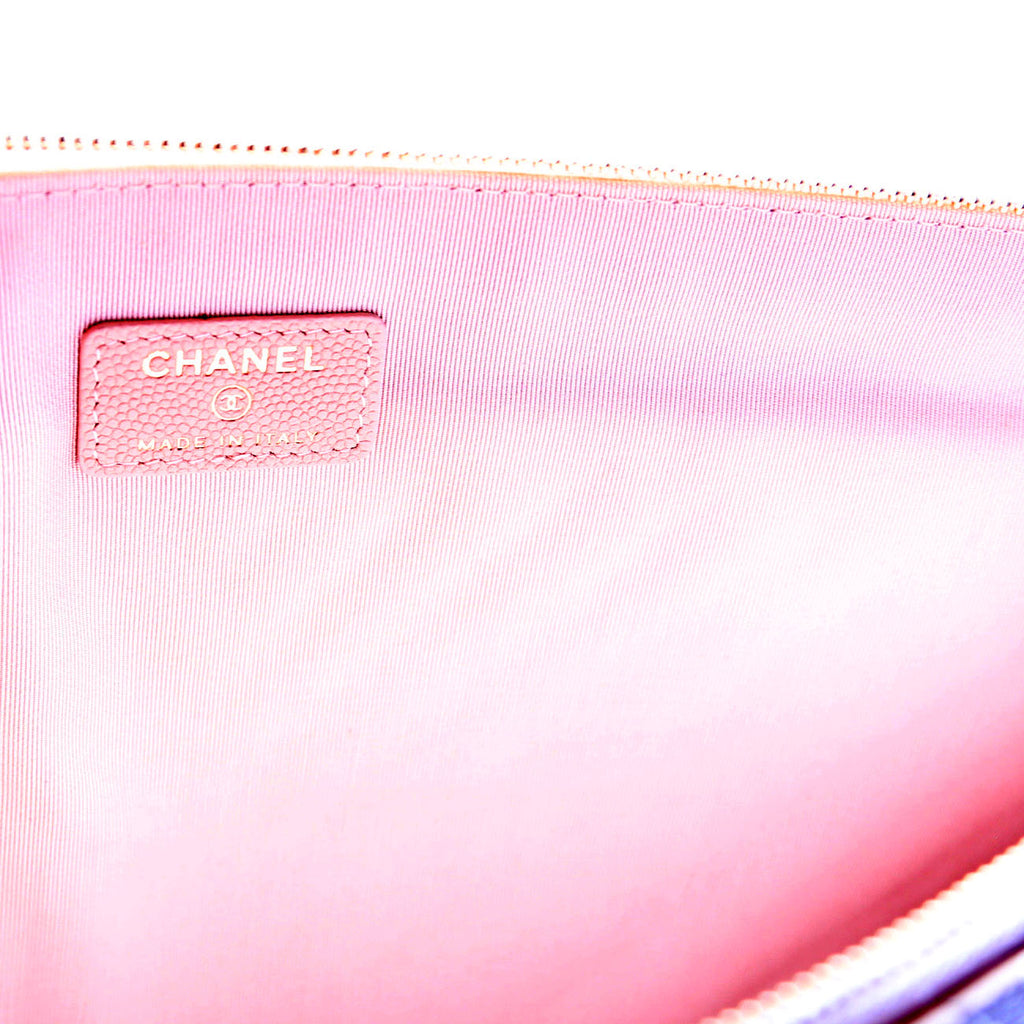 CC Cosmetic Case Quilted Large Caviar 24M