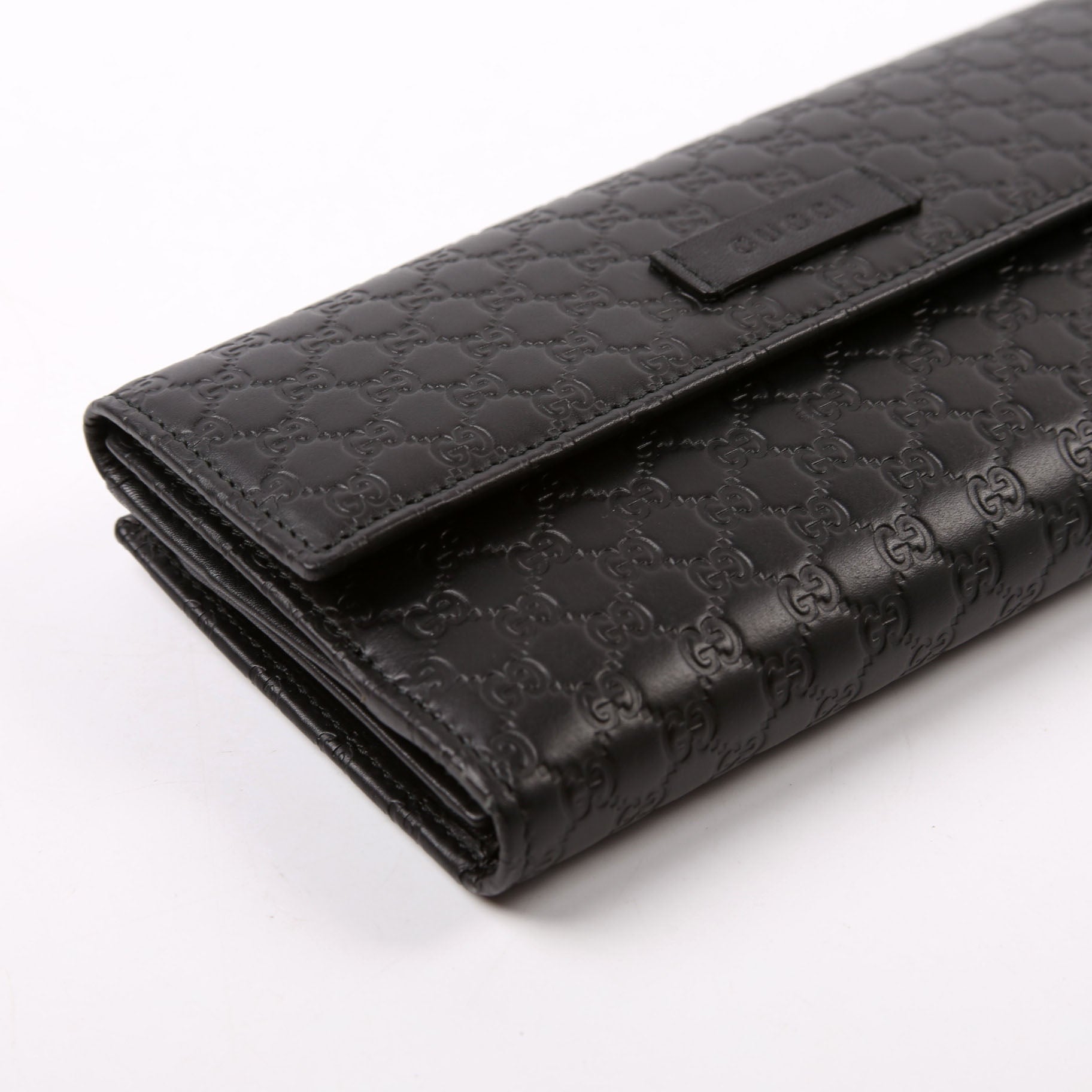449393 Micro Guccissima Continental Flap Wallet