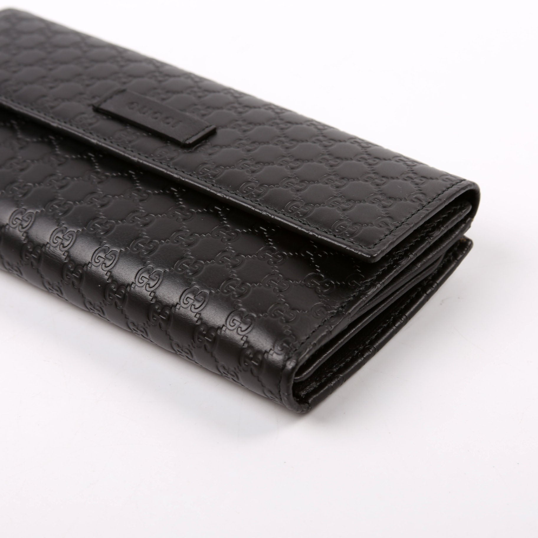 449393 Micro Guccissima Continental Flap Wallet