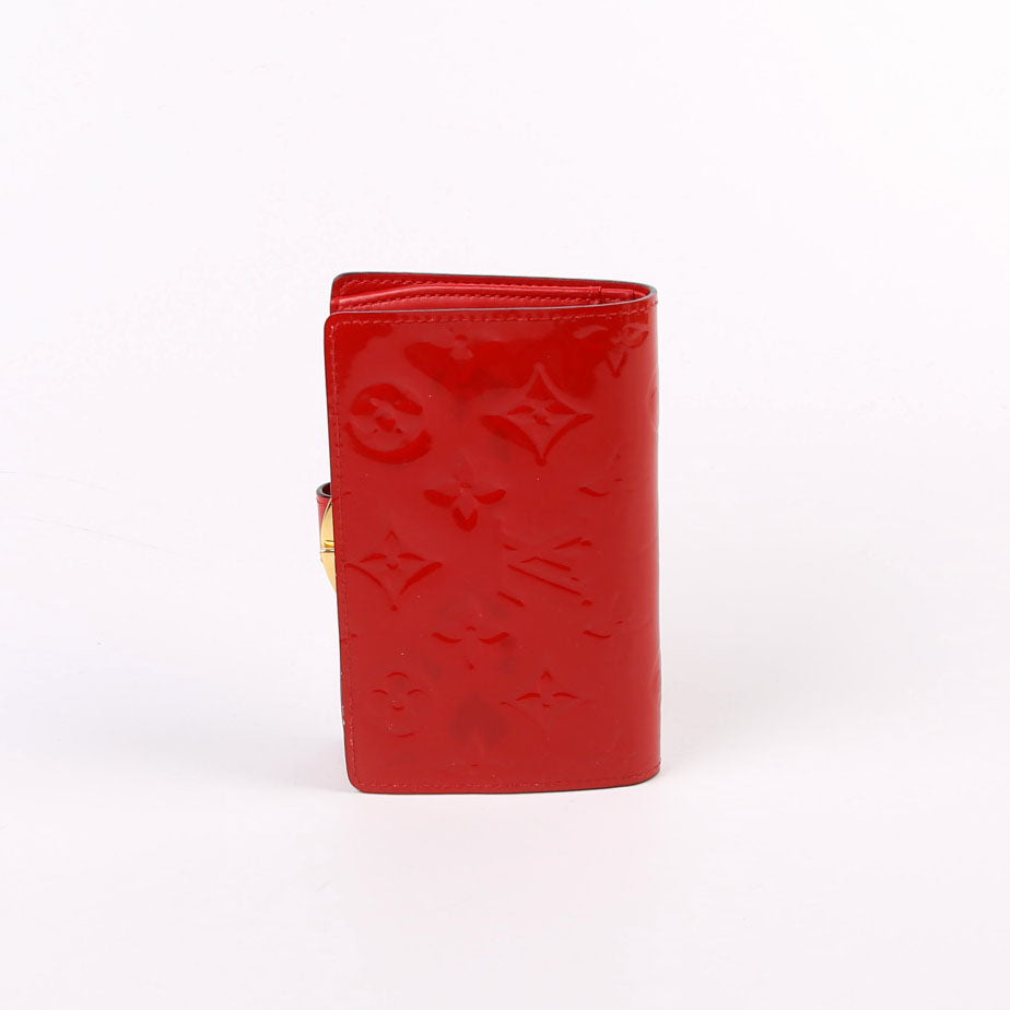 French Purse Wallet Vernis Red