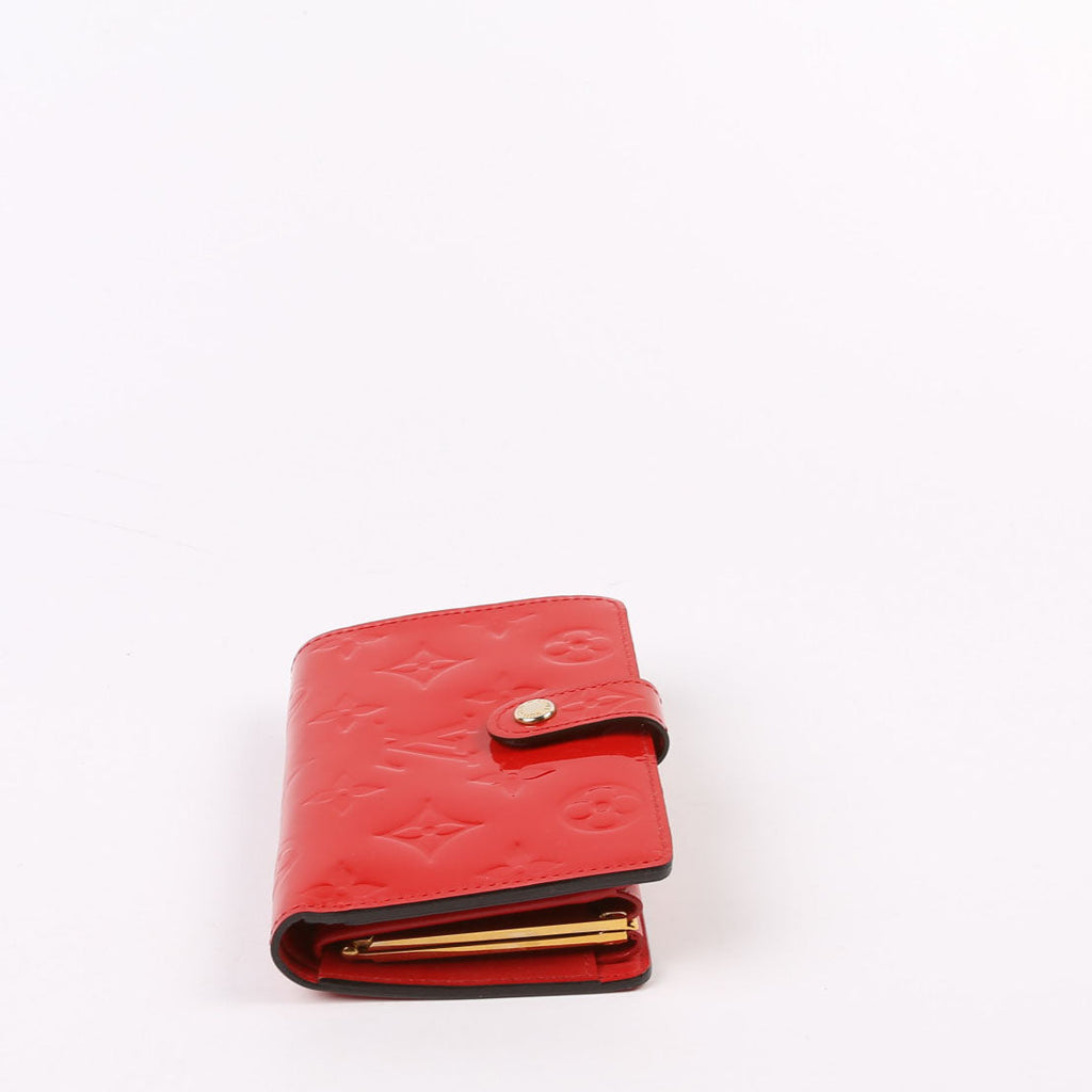French Purse Wallet Vernis Red
