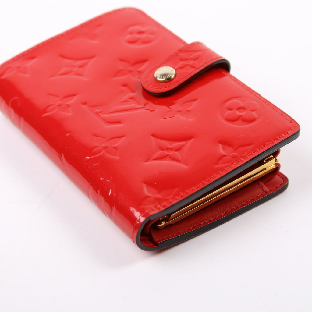 French Purse Wallet Vernis Red