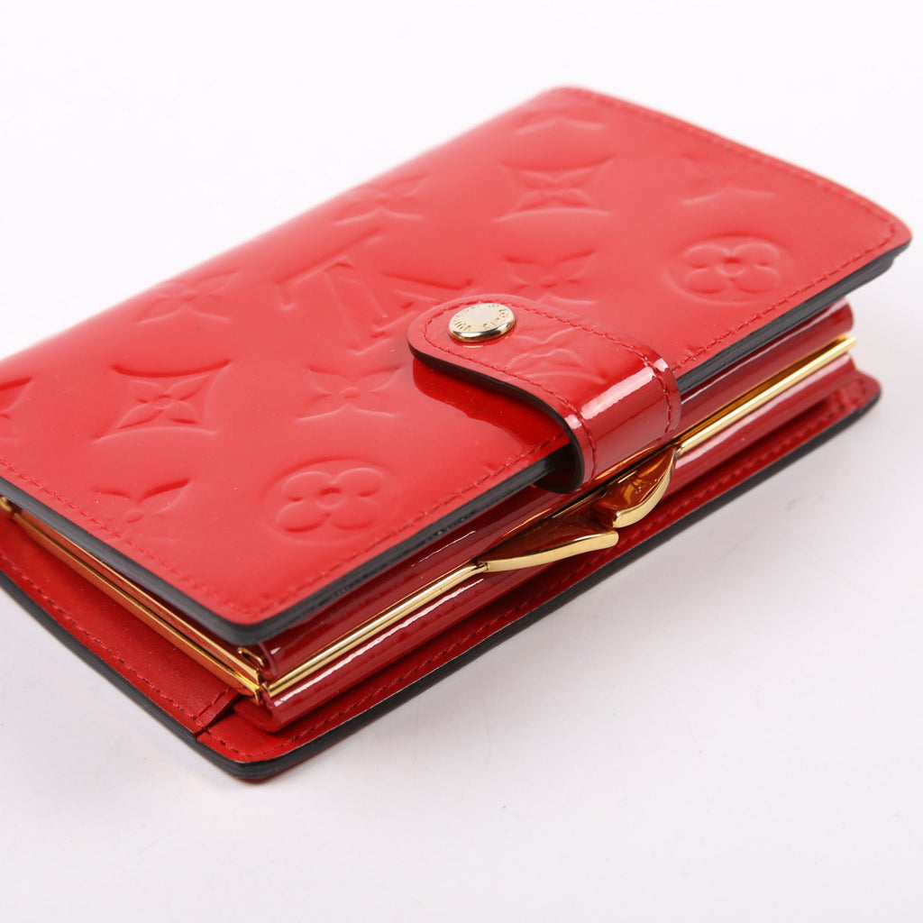 French Purse Wallet Vernis Red