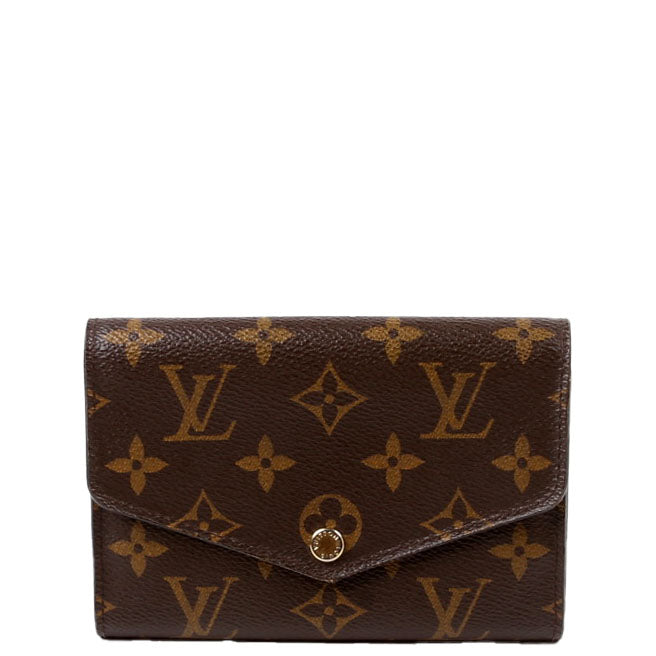 Sarah Compact Wallet Monogram
