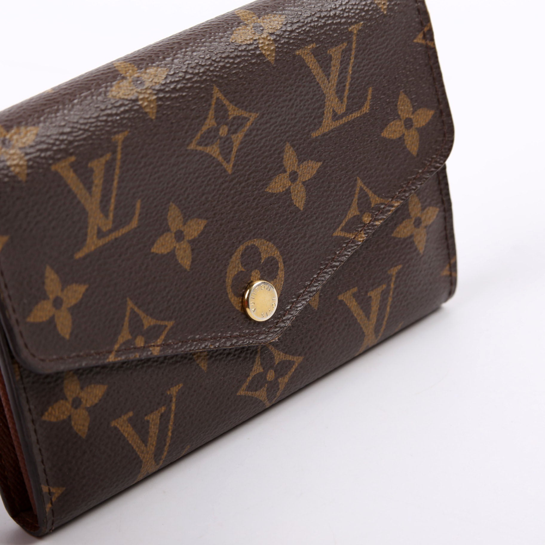 Sarah Compact Wallet Monogram