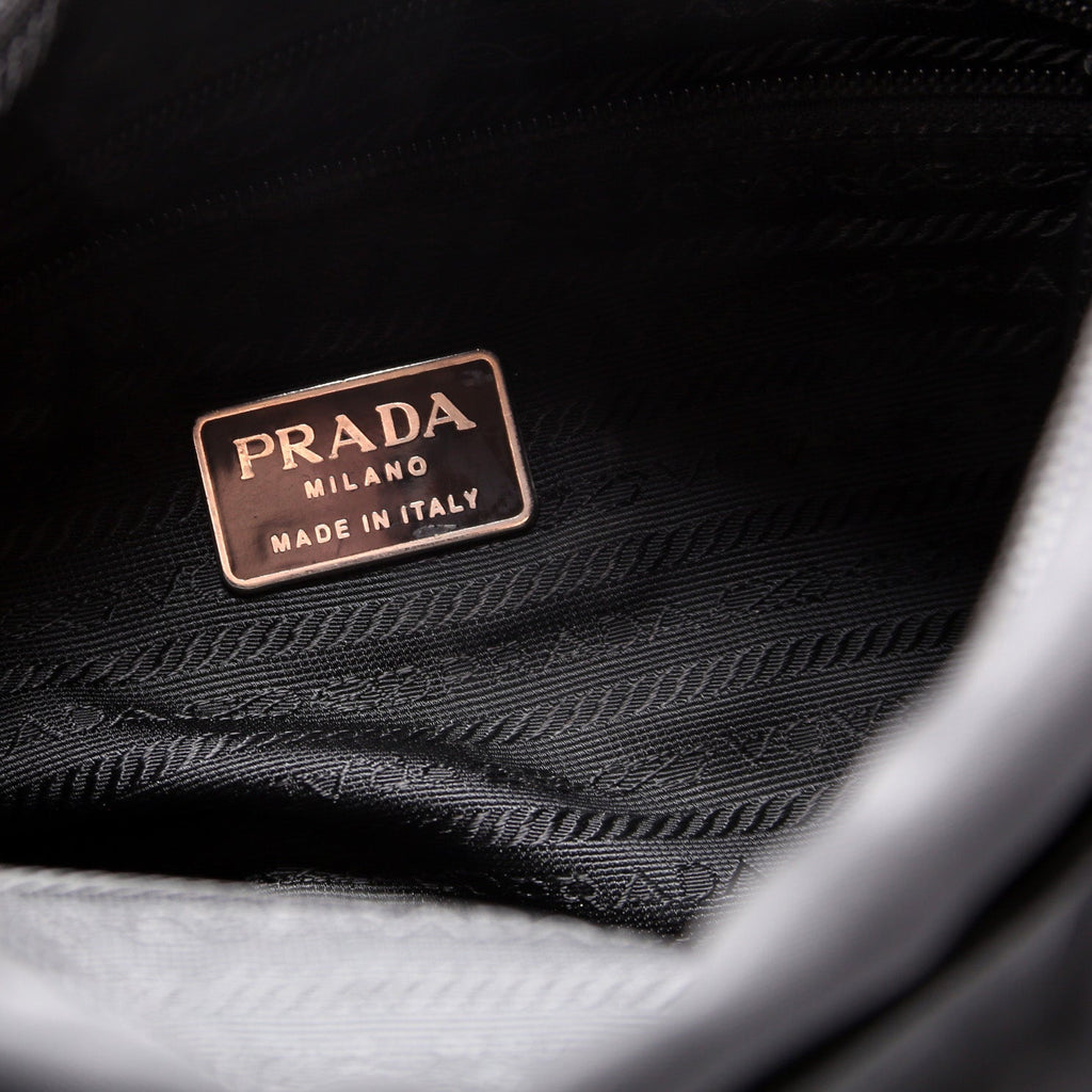 Nylon Zip Tote Vintage Black
