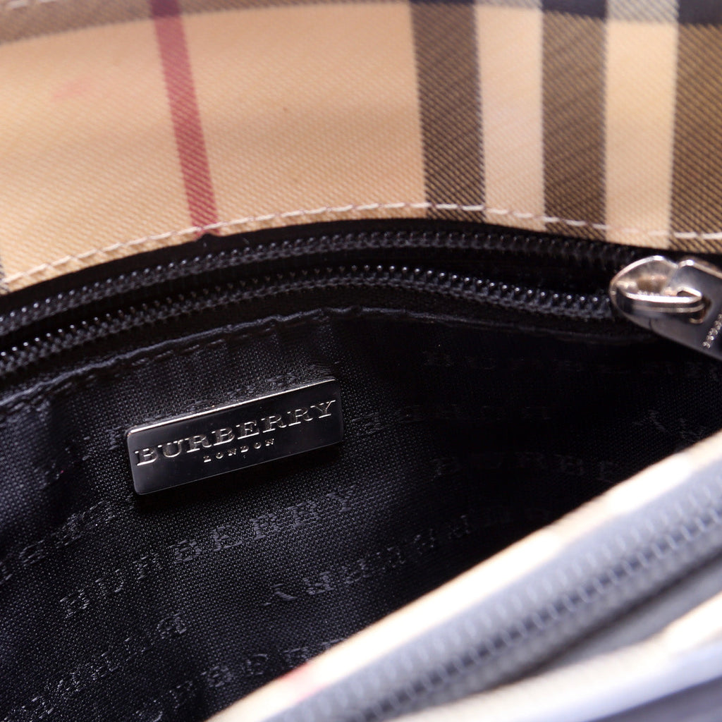Nova Check Coated Canvas Small Tote