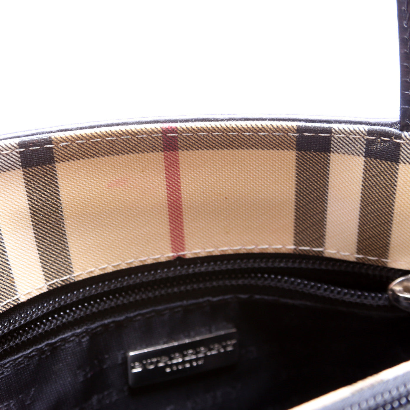 Nova Check Coated Canvas Small Tote