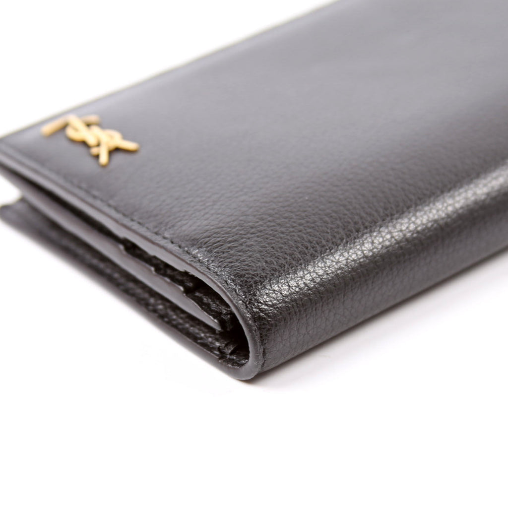 Tiny Cassandra Flat Wallet Black