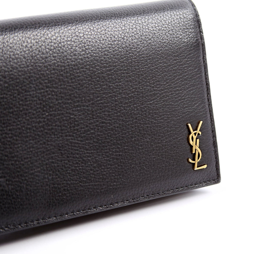 Tiny Cassandra Flat Wallet Black